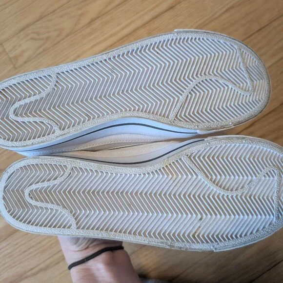 EUC Nike Women's 6 Court Legacy Mule sneakers white canvas slip on shoes slides - Picture 6 of 12